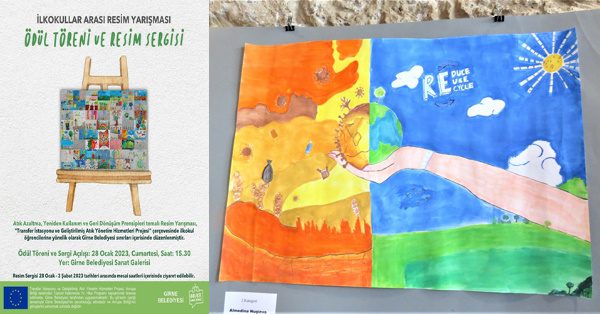 Girne Children's “Reduce, reuse, recycle” art competition held ...